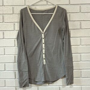 Lululemon Striped Henley